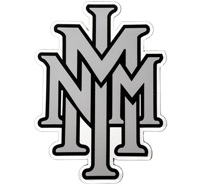 NMMI Grey Logo Car Magnet - Large