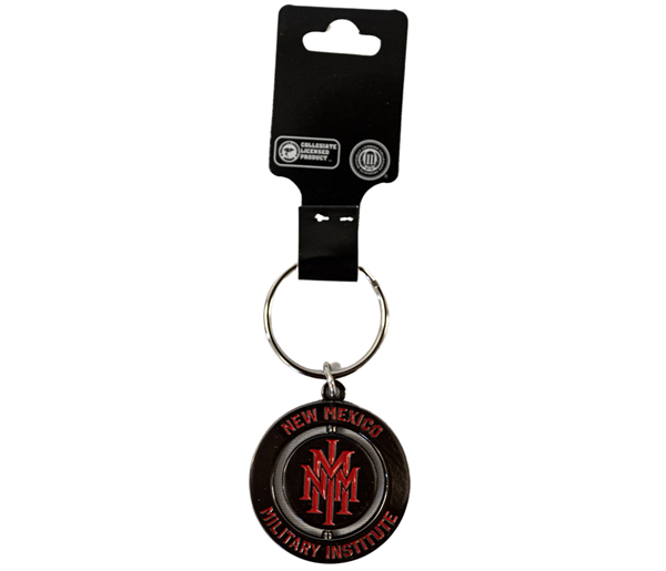 Picture of NMMI Spinning Keychain - Silver/Red