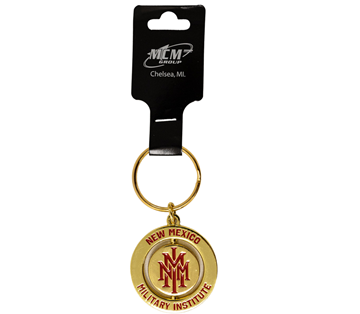 NMMI Spinning Keychain - Gold/Red