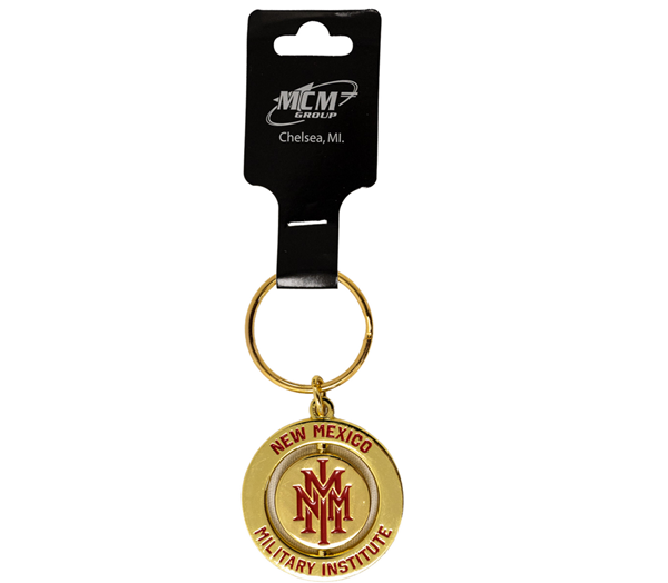 Picture of NMMI Spinning Keychain - Gold/Red
