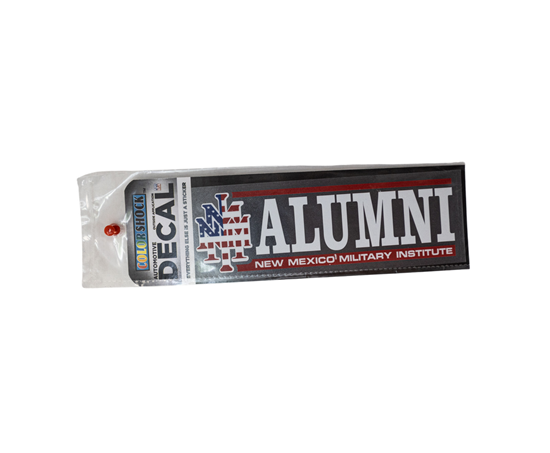 Picture of Automotive Decal - Alumni - with American Flag Logo - Rectangular