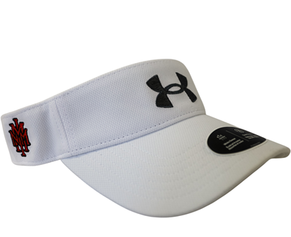 Under Armour Visor with NMMI Logo on the Side  - White Adjustable