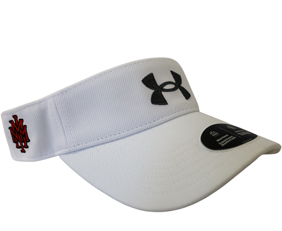 Inspirar Albany compromiso Campus Store. Under Armour Visor with NMMI Logo on the Side - White  Adjustable
