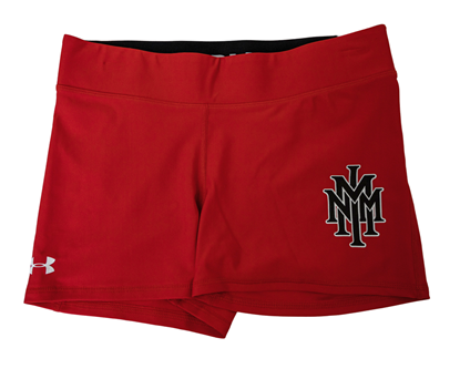 Womens Under Armour Compression Shorts - Red