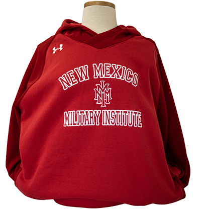 Mens Under Armour Sweatshirt with NMMI Logo - Red
