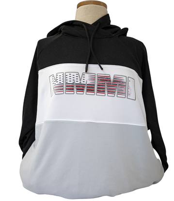 Womens Under Armour Sweatshirt with NMMI Logo - Black/White/Gray