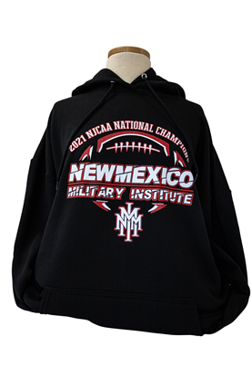 Womens Under Armour Sweatshirt 2021 NJCAA National Champions - Black/Red and White Text