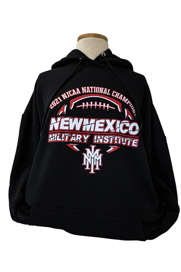 Picture of Womens Under Armour Sweatshirt 2021 NJCAA National Champions - Black/Red and White Text