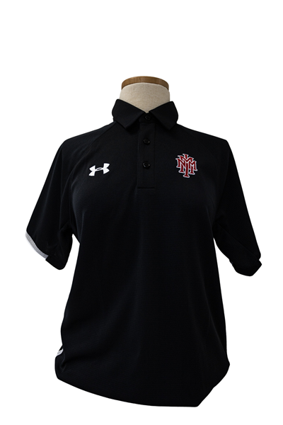 Picture of Mens Under Armour Polo Shirt - Black with NMMI Logo