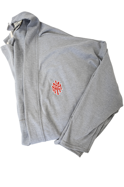 Picture of Womens Cardigan - Light Gray with Red NMMI Logo