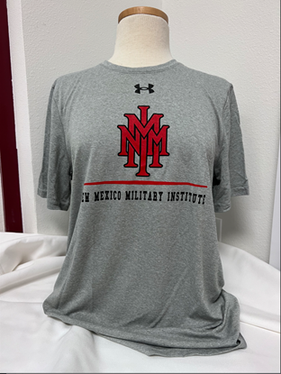 Mens Under Armour T-Shirt NMMI Logo - Grey