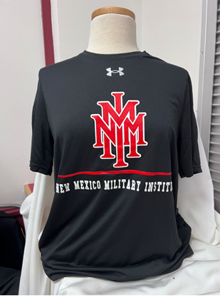 Mens Under Armour T-Shirt NMMI Logo - Black