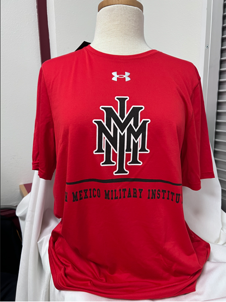 Picture of Mens Under Armour T-Shirt NMMI Logo - Red